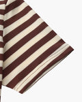 Striped Piqué Polo Shirt - Sterling Weave
