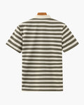 Striped Piqué Polo Shirt - Sterling Weave