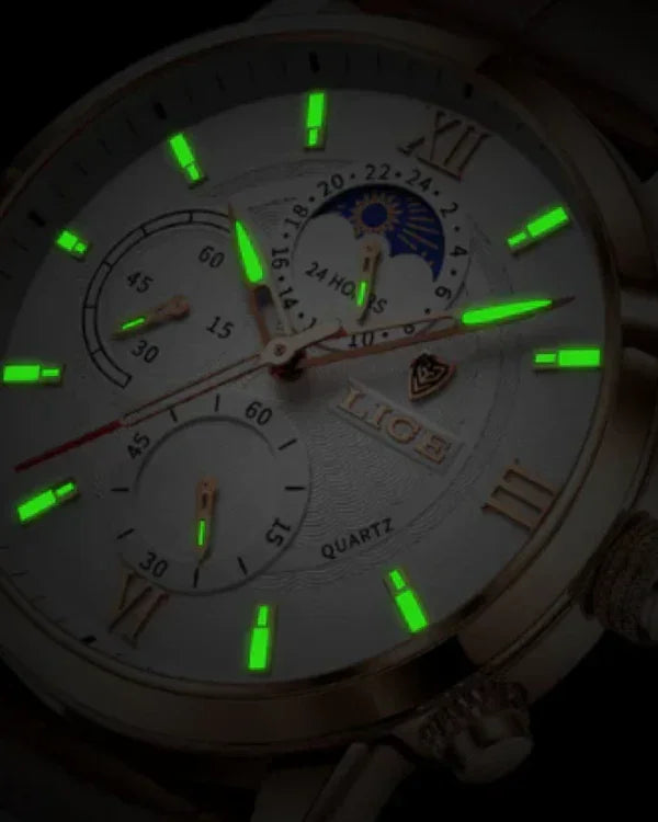 The Somerset Chronograph - Sterling Weave