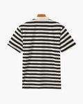Striped Piqué Polo Shirt - Sterling Weave