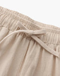 Linen Blend Drawstring (Slim fit) - Sterling Weave