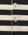 Striped Piqué Polo Shirt - Sterling Weave