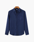Textured Cotton-Linen Shirt - Sterling Weave