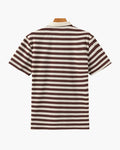 Striped Piqué Polo Shirt - Sterling Weave