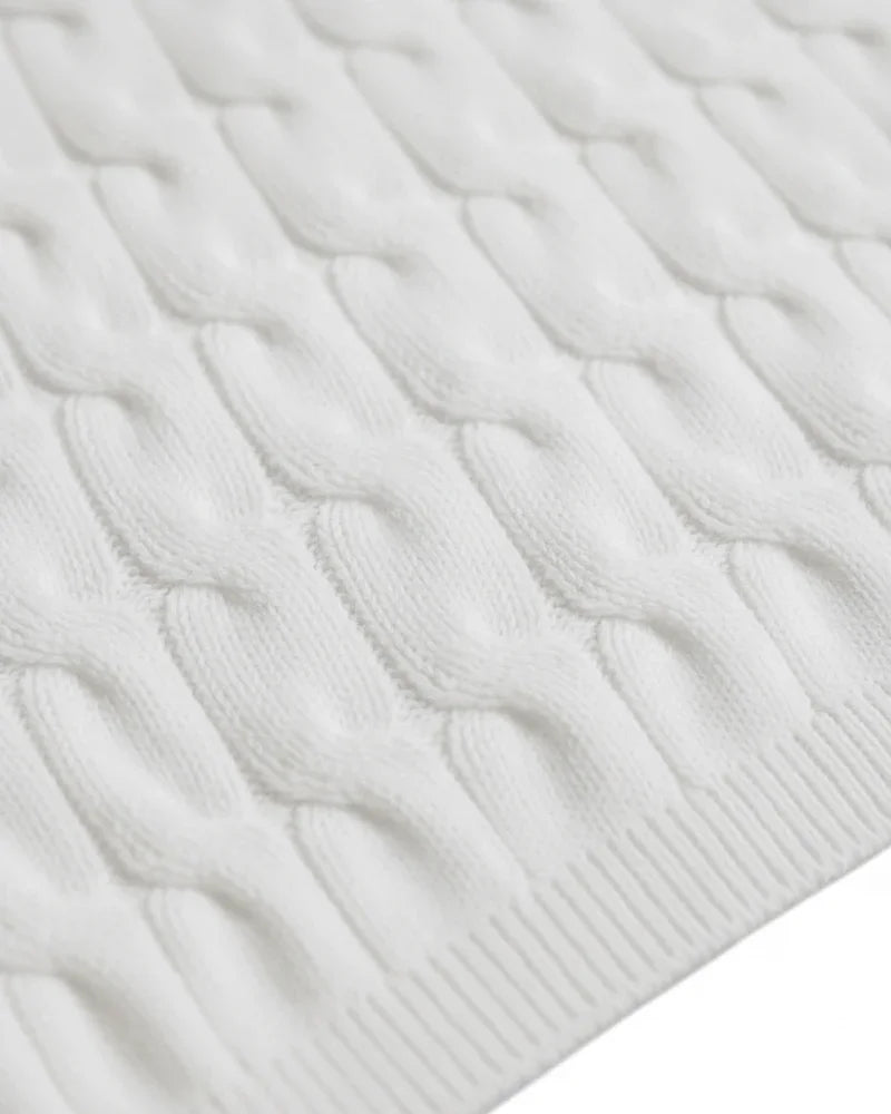 Embossed Knit Polo Shirt - Sterling Weave