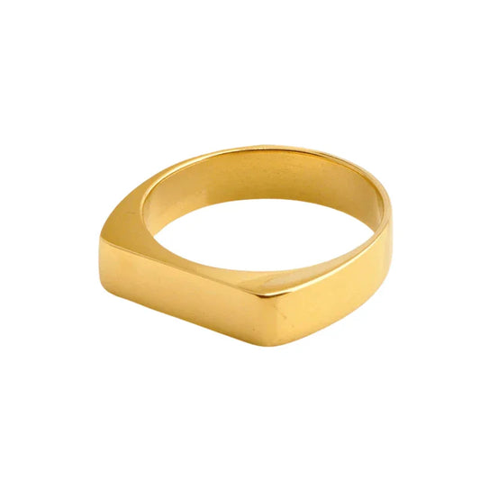 The Apex Bar Ring - Sterling Weave