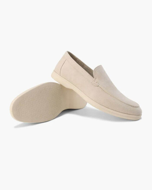 Artisan Suede Loafers - Sterling Weave