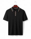 Herringbone Knit Polo - Sterling Weave