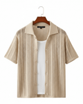 Open Knit Resort Shirt - Sterling Weave