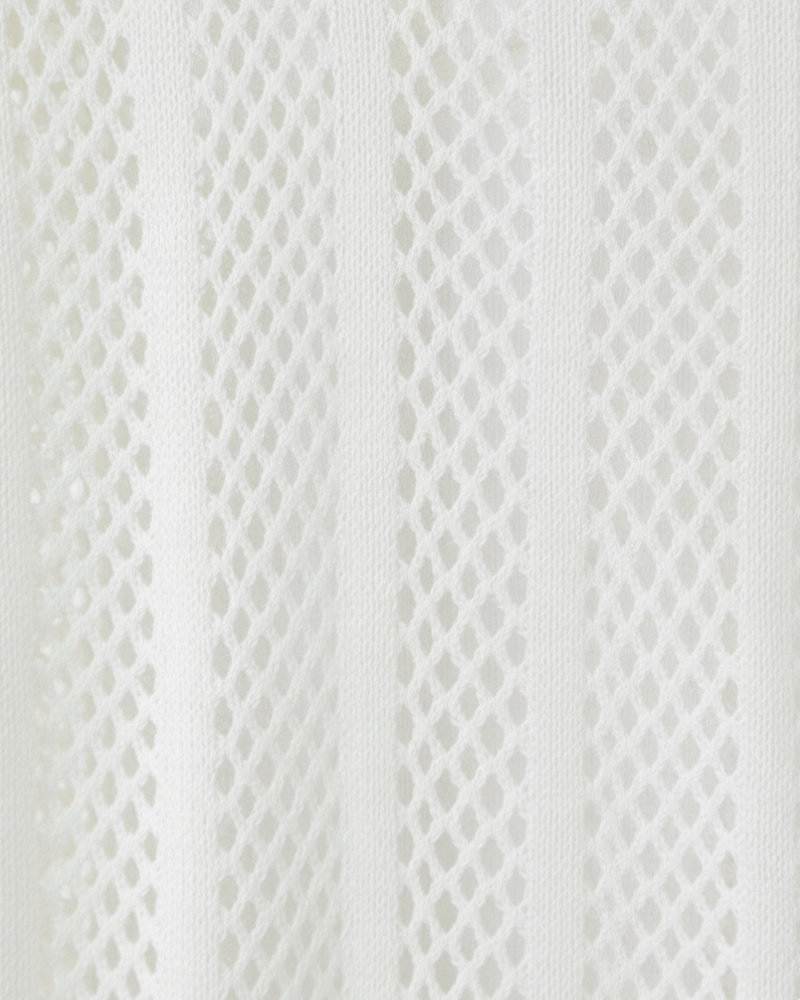 Open Knit Resort Shirt - Sterling Weave