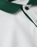 Contrast Rib Collar Polo - Sterling Weave
