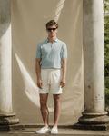 Ribbed Knit Lounge Shorts - Sterling Weave