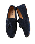 Suede Tassel Driving Loafers - Sterling Weave