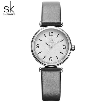 Shengke Wristwatches relogio feminino Top Brand Luxury Ladies Watch Quartz Classic Casual Analog Watches Women