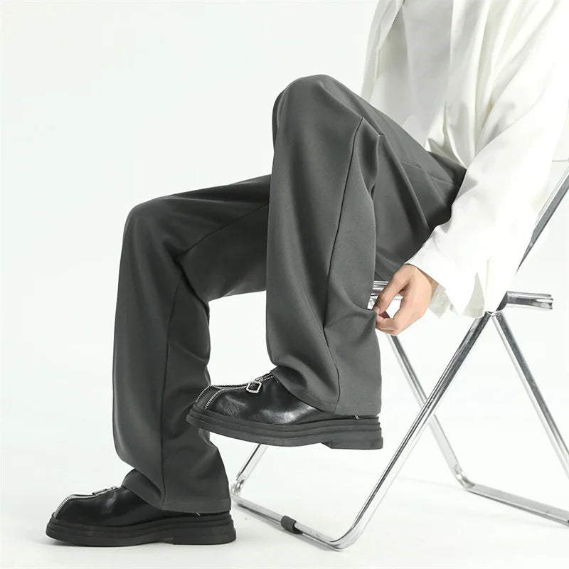 Tailored Relaxed Fit Trousers - Sterling Weave