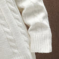 Collegiate Cable Knit Sweater - Sterling Weave