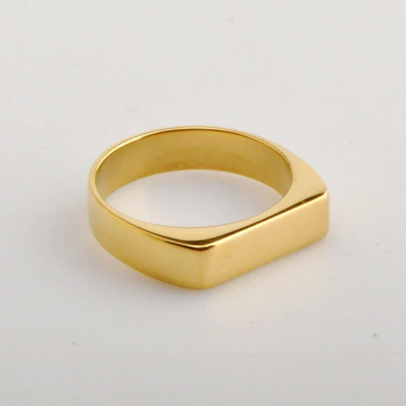 The Apex Bar Ring - Sterling Weave