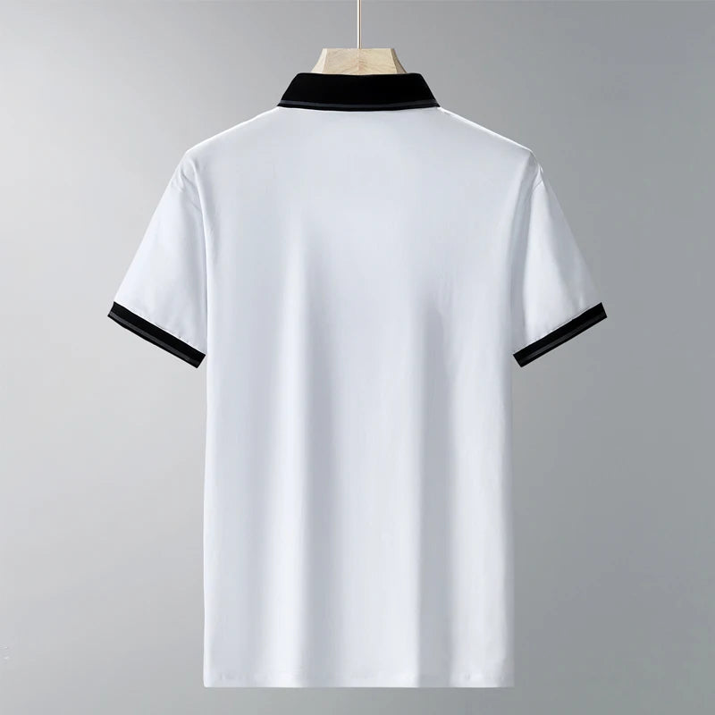 Classic Tipped Polo Shirt - Sterling Weave