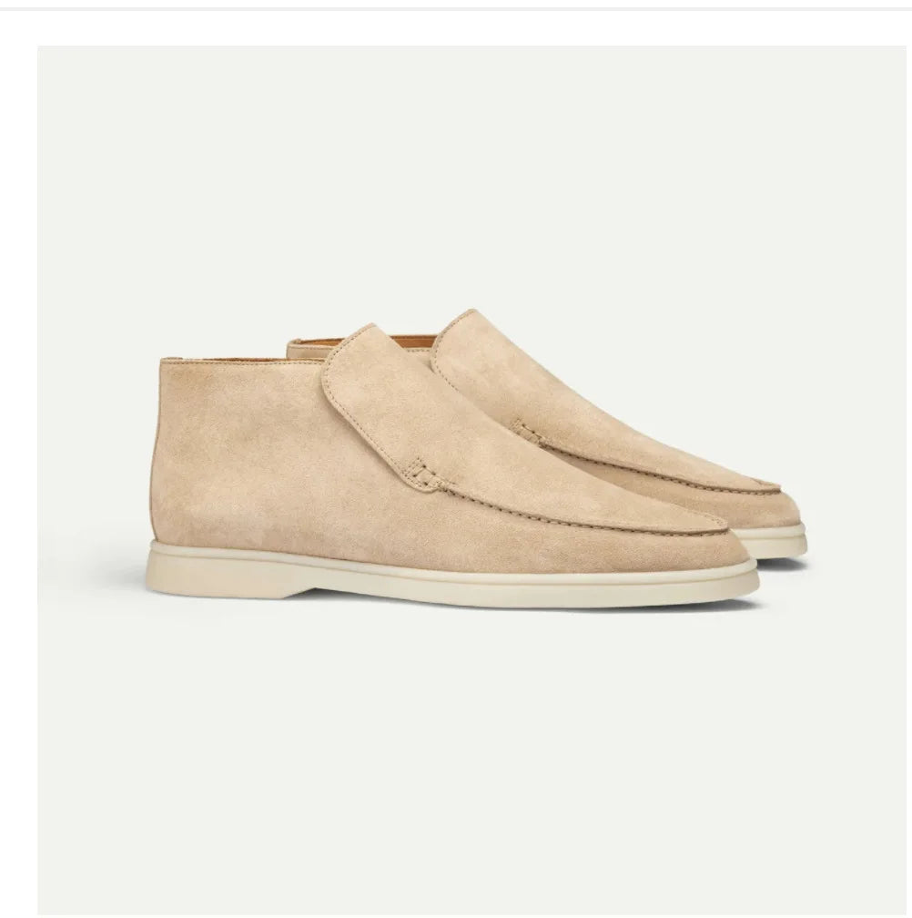 Suede Chukka Loafers - Sterling Weave