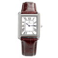 The Mayfair Tank Watch - Sterling Weave