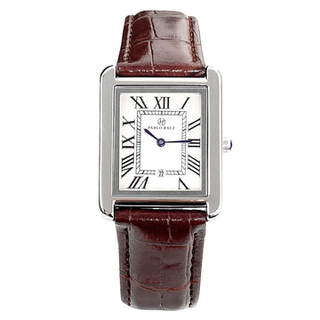 The Mayfair Tank Watch - Sterling Weave