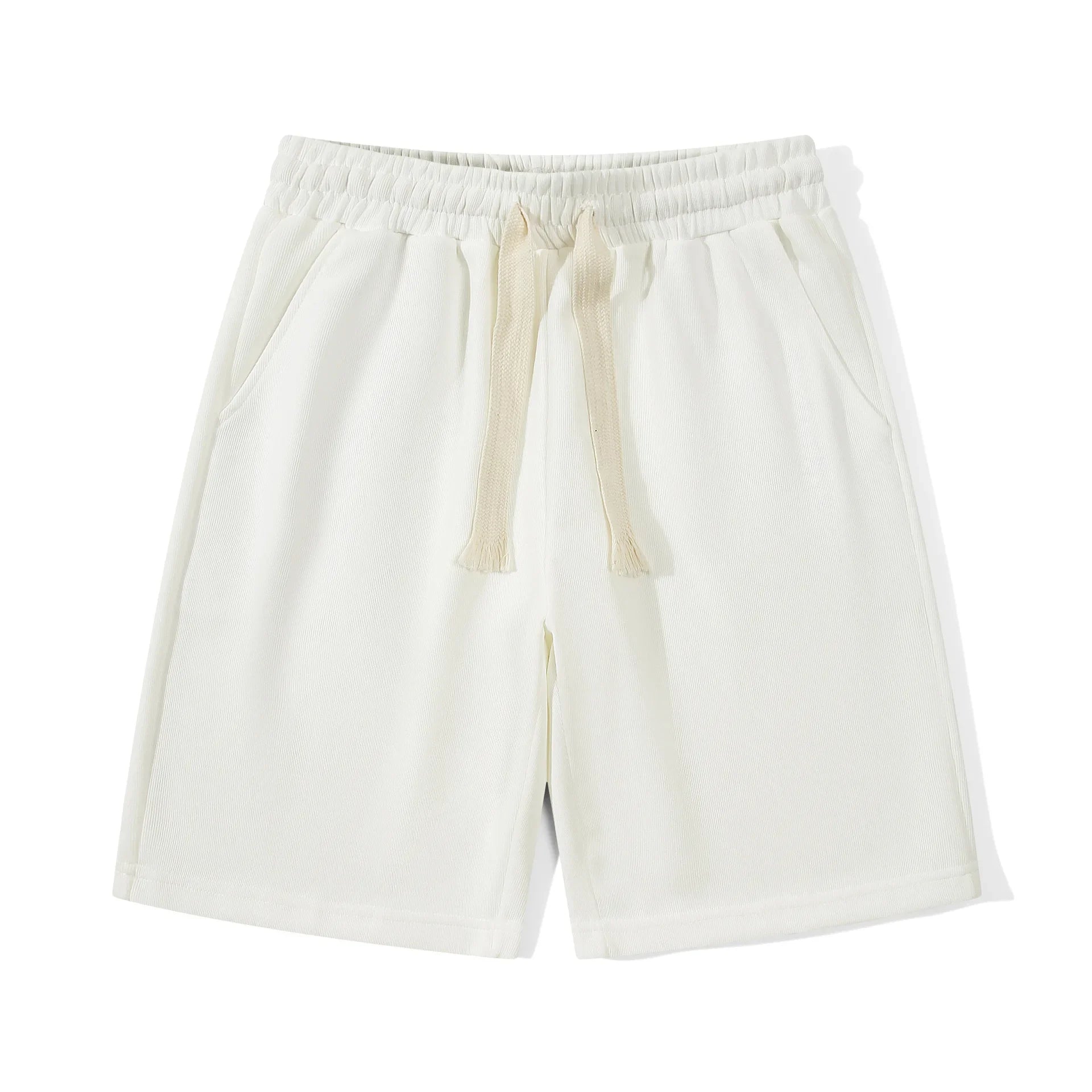 Ribbed Knit Lounge Shorts - Sterling Weave