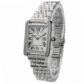 The Mayfair Tank Watch - Sterling Weave