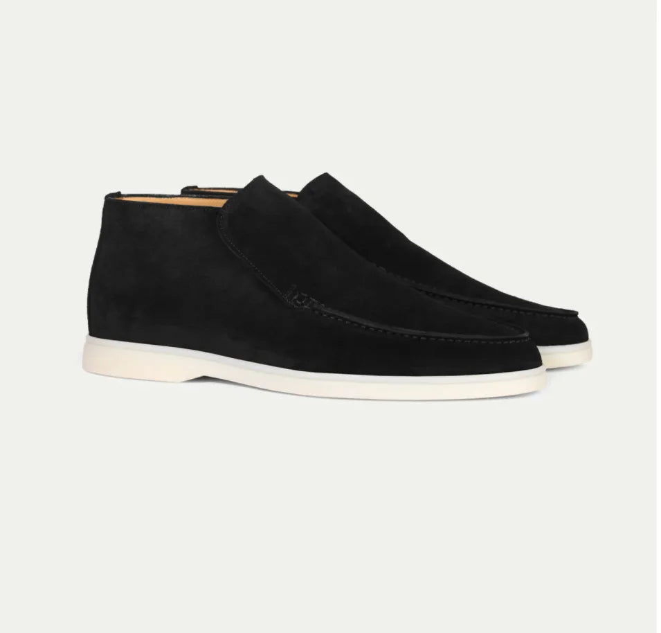 Suede Chukka Loafers - Sterling Weave