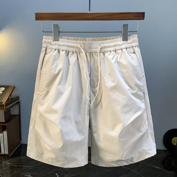 2025 Summer New Casual Pentagram Pants for Men, Simple and Versatile, Loose Straight, Fast Drying, Breathable Beach Pants