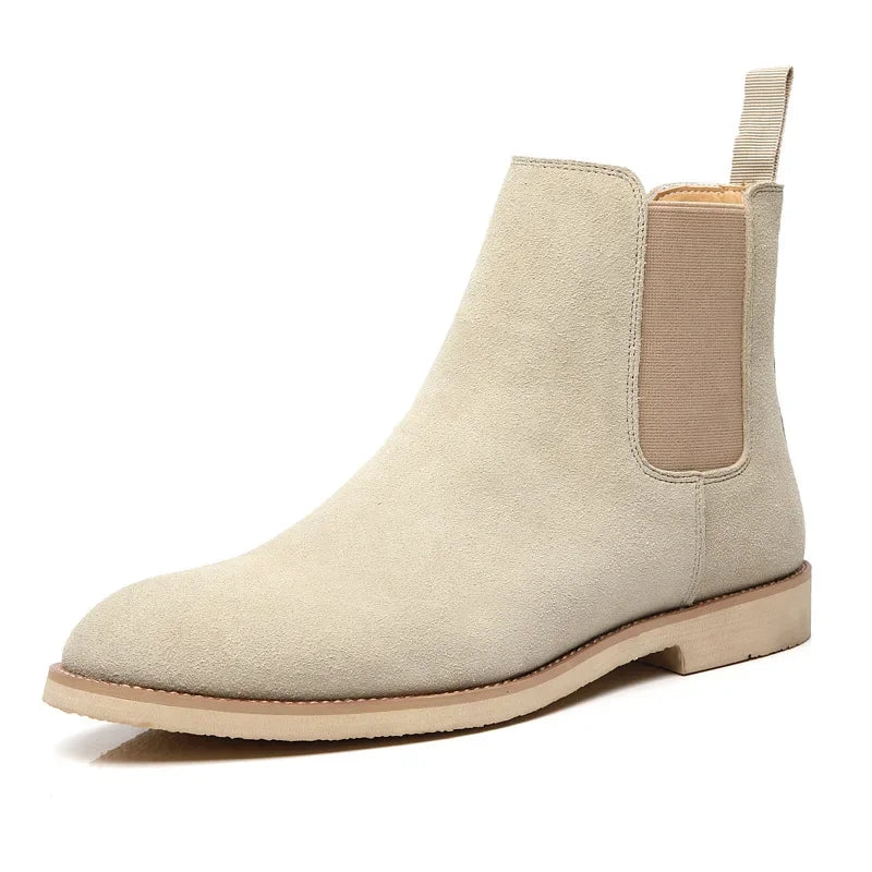 Classic Suede Chelsea Boots - Sterling Weave