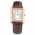 The Mayfair Tank Watch - Sterling Weave