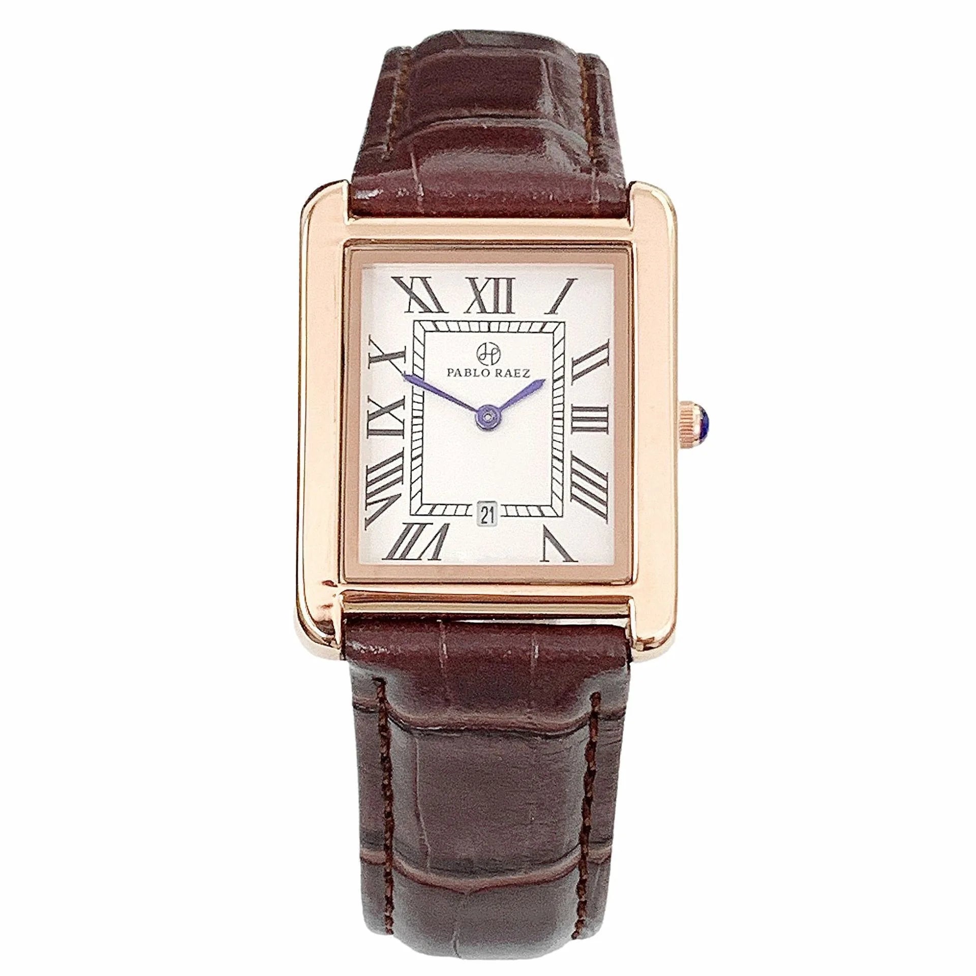 The Mayfair Tank Watch - Sterling Weave