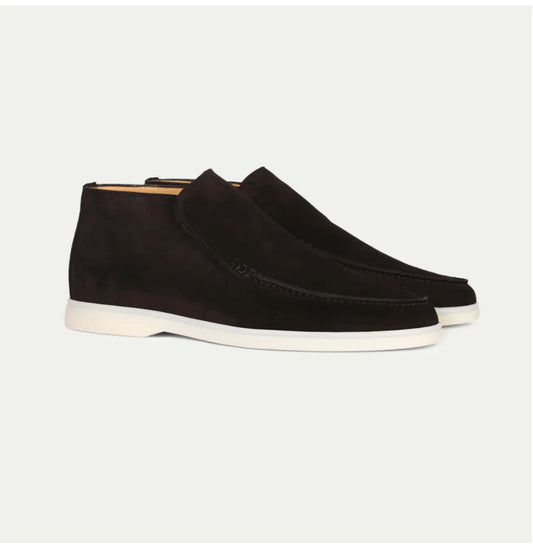 Suede Chukka Loafers - Sterling Weave