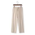 Linen Blend Drawstring (Slim fit) - Sterling Weave