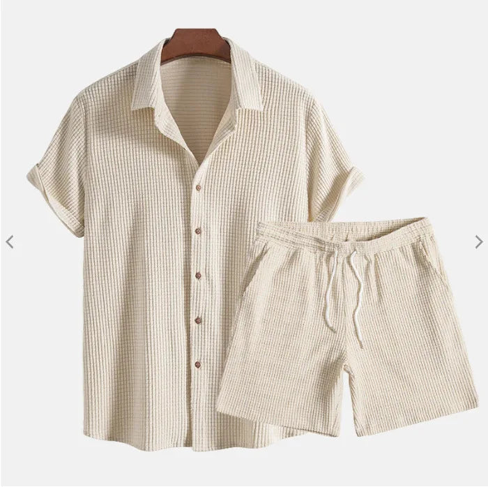 Ribbed Cotton Summer Set - Sterling Weave