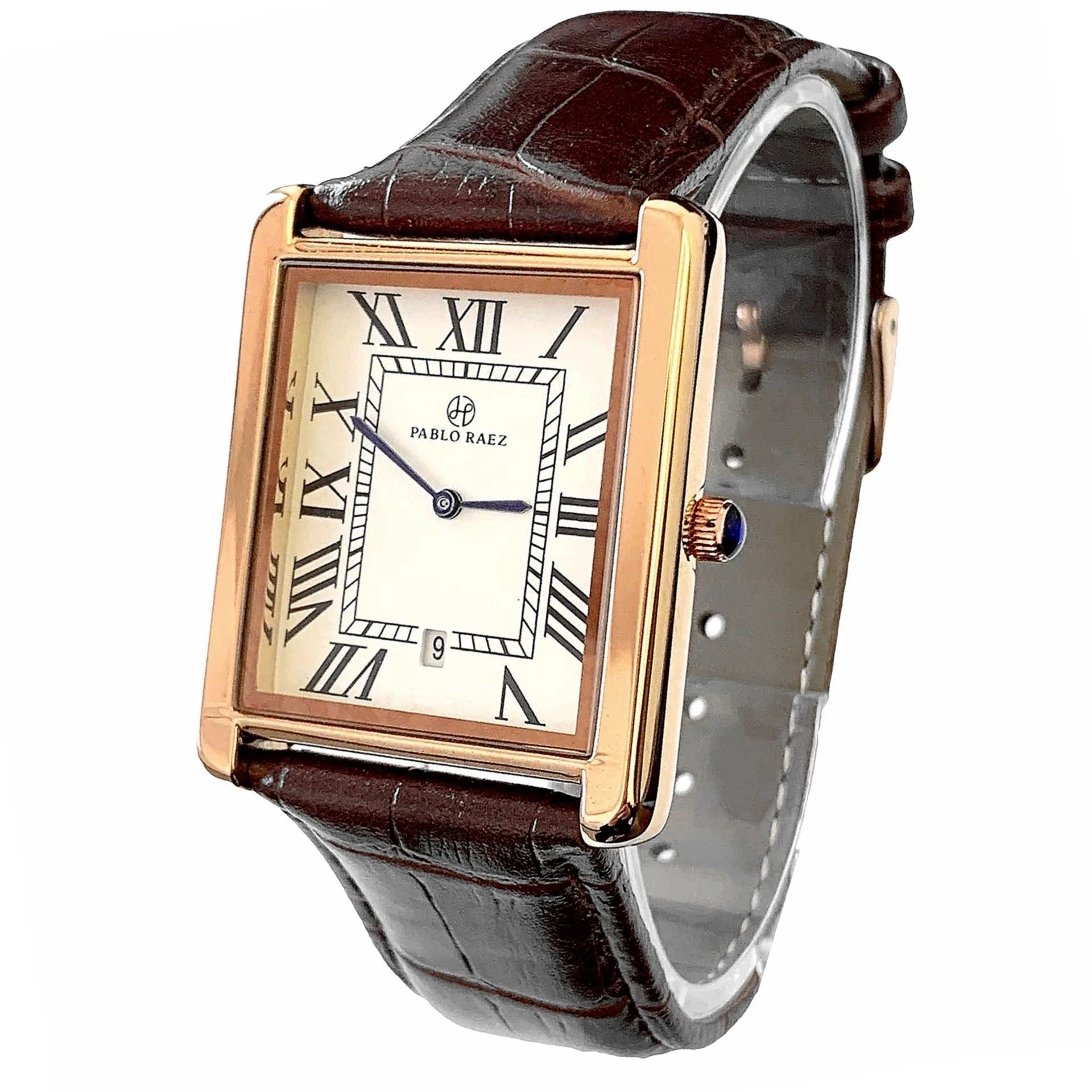 The Mayfair Tank Watch - Sterling Weave
