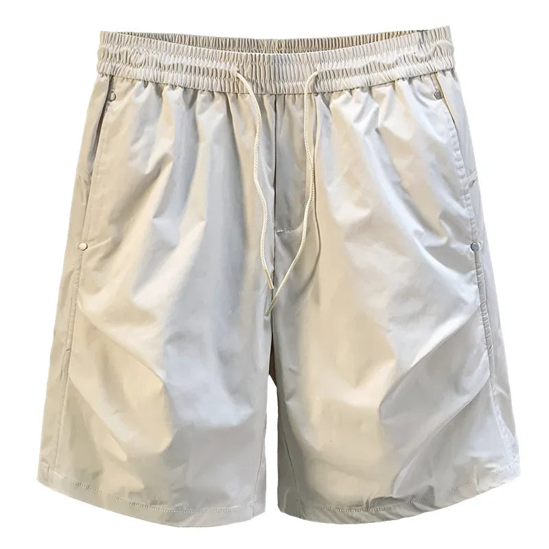 Lightweight Drawstring Shorts - Sterling Weave