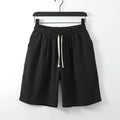 Linen Blend Drawstring Shorts - Sterling Weave