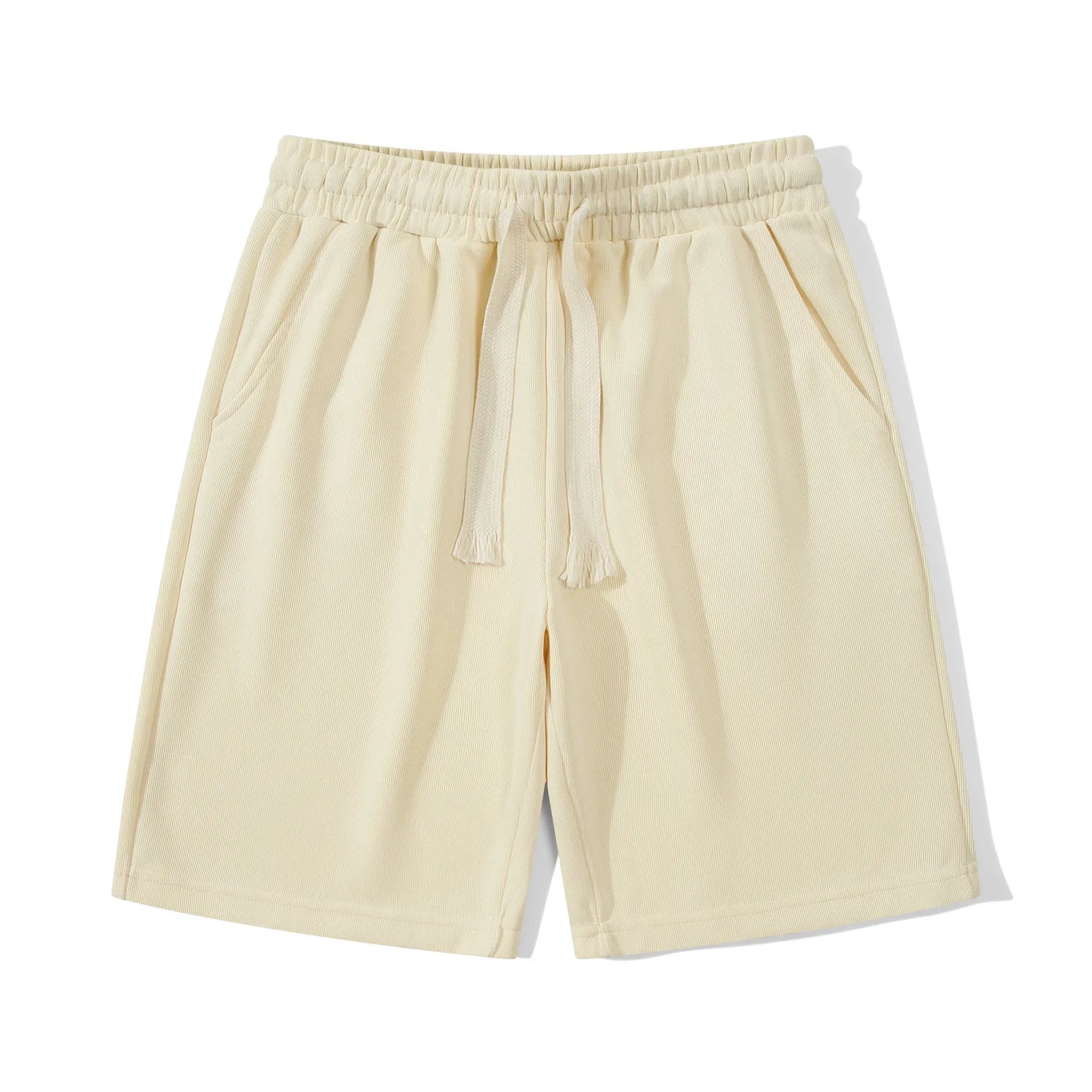 Ribbed Knit Lounge Shorts - Sterling Weave