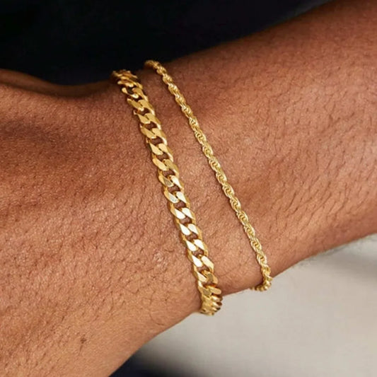 The Duo Chain Set - Sterling Weave