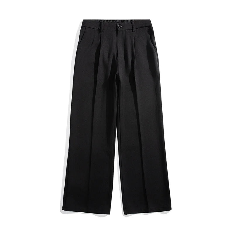 Tailored Relaxed Fit Trousers - Sterling Weave