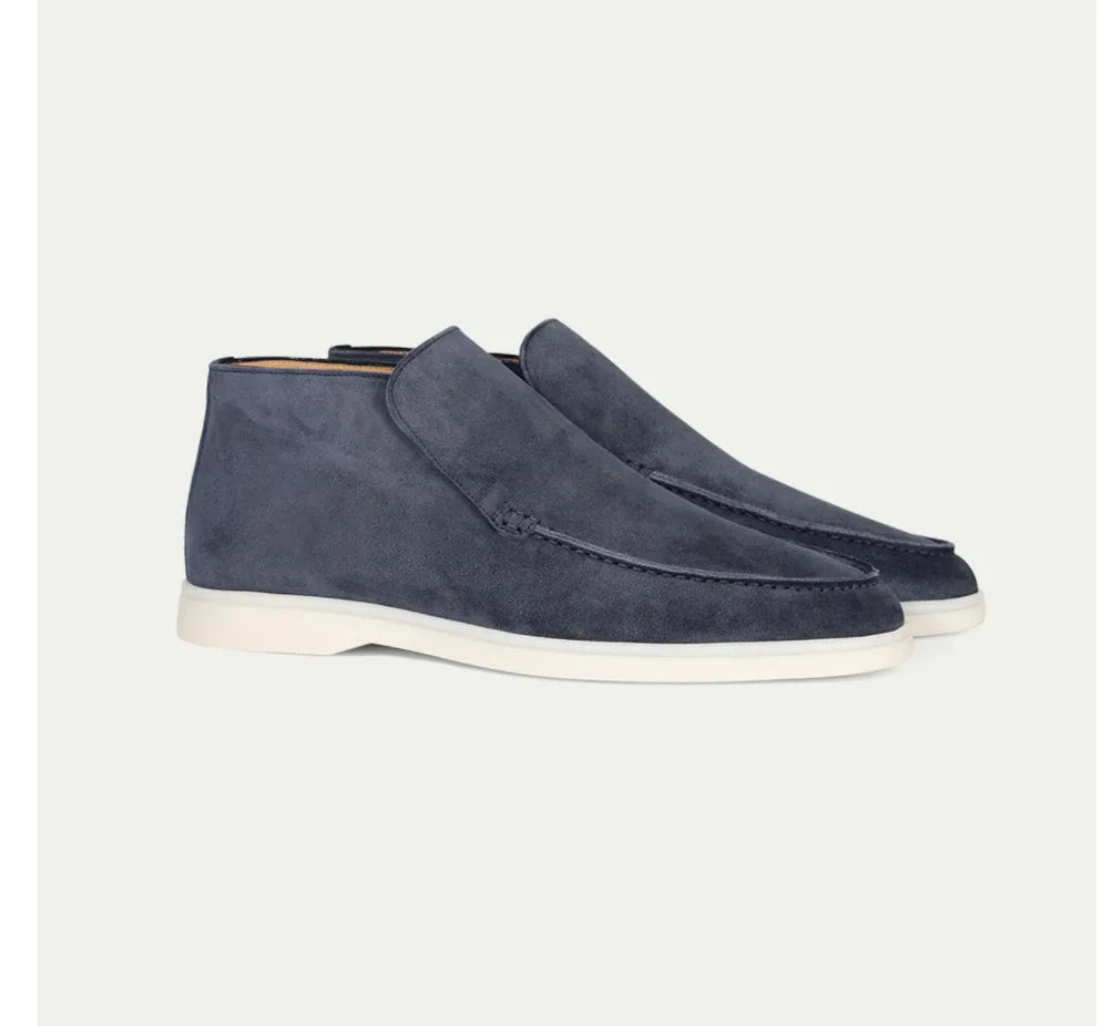 Suede Chukka Loafers - Sterling Weave