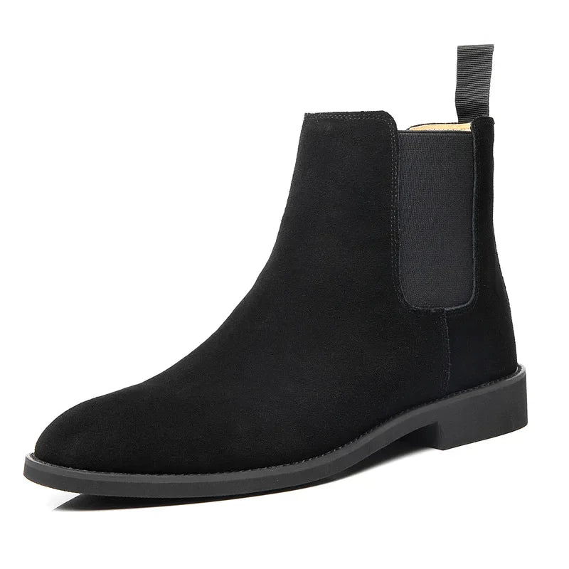 Classic Suede Chelsea Boots - Sterling Weave