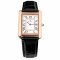 The Mayfair Tank Watch - Sterling Weave