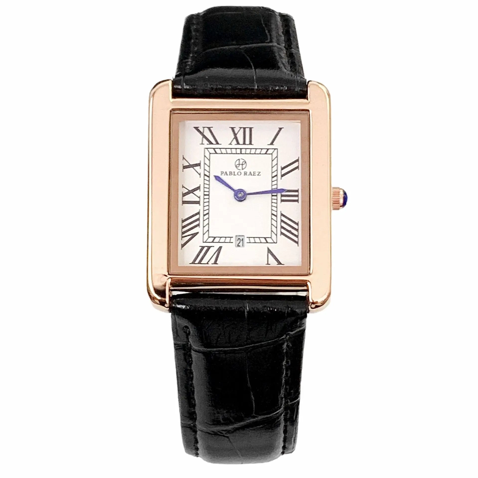 The Mayfair Tank Watch - Sterling Weave