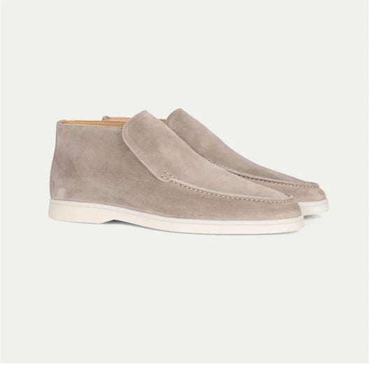 Suede Chukka Loafers - Sterling Weave