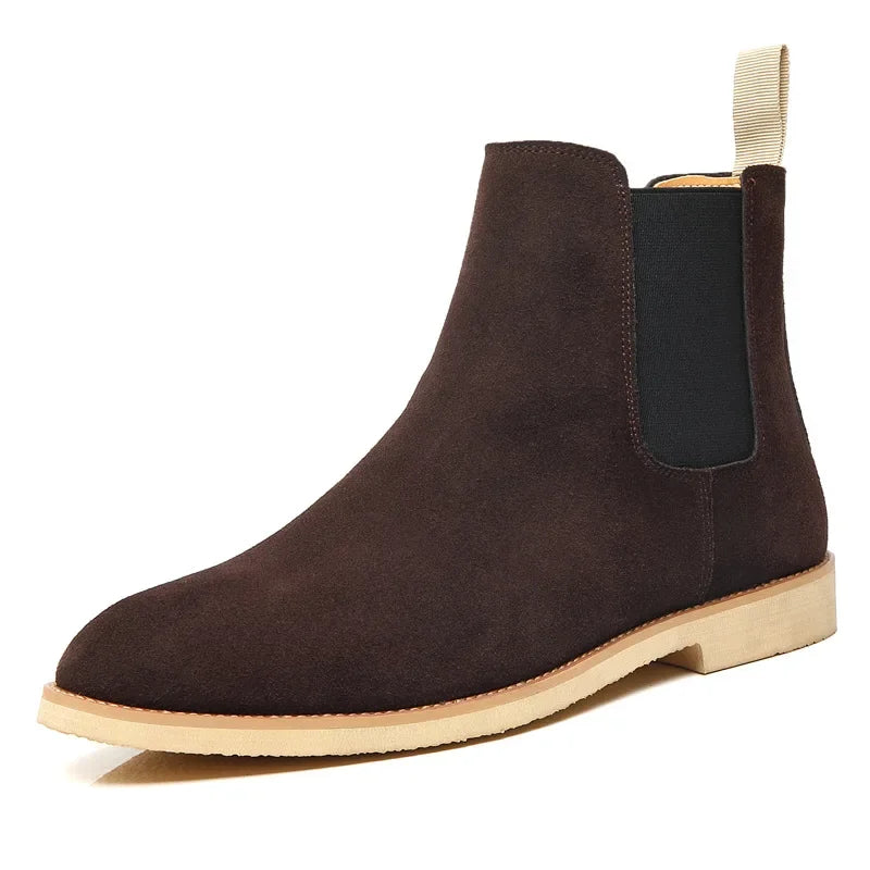 Classic Suede Chelsea Boots - Sterling Weave