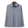 Textured Cotton-Linen Shirt - Sterling Weave