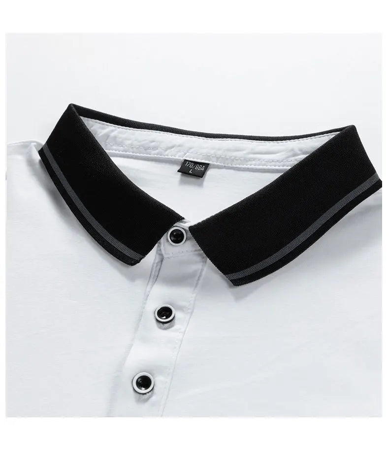 Classic Tipped Polo Shirt - Sterling Weave