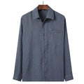 Textured Cotton-Linen Shirt - Sterling Weave